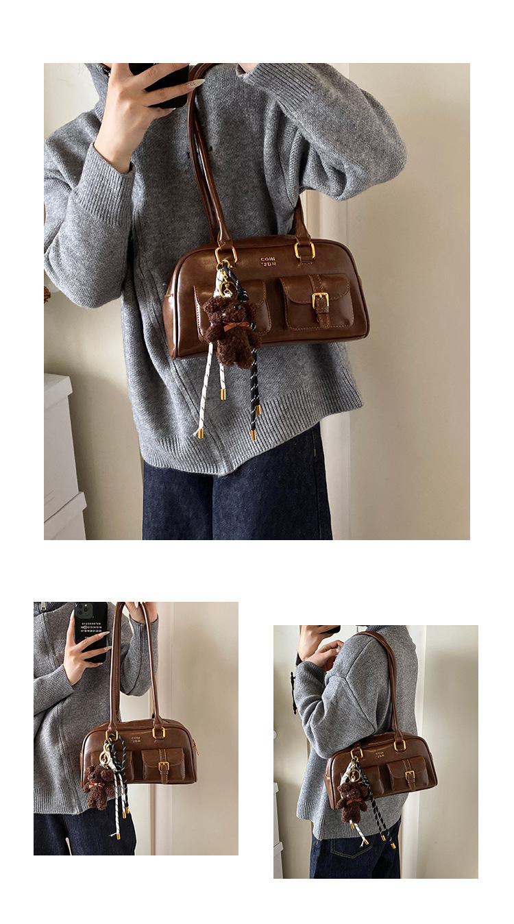 Fashionable and casual underarm bag for women, new autumn/Winter 2025, trendy and versatile, multi-pocket single-shoulder bag, high-end handbag undefined