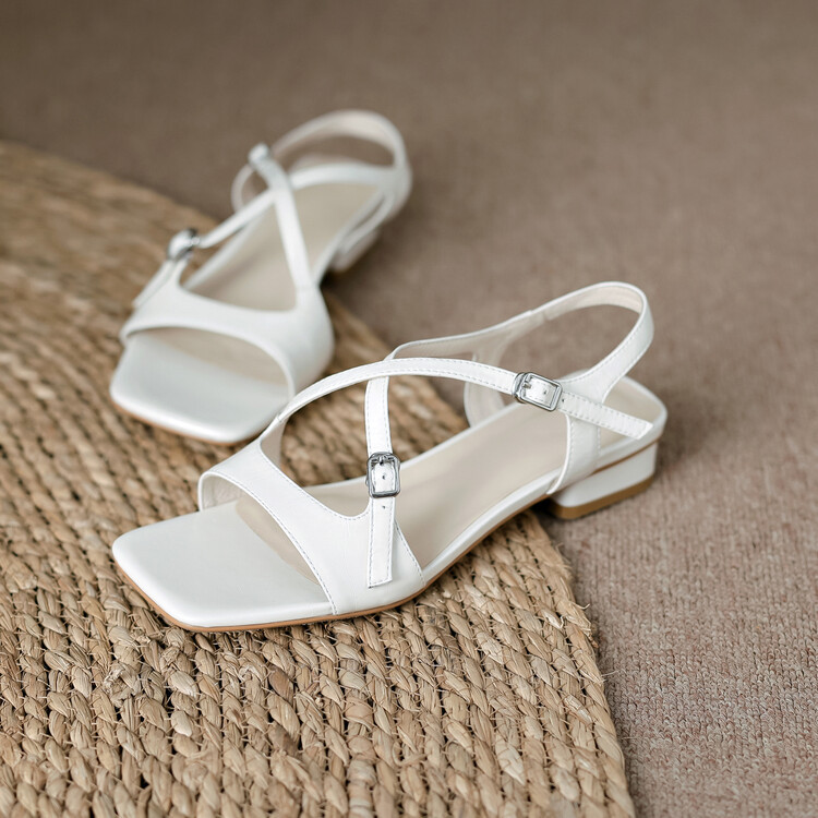 Retro sandals open toe