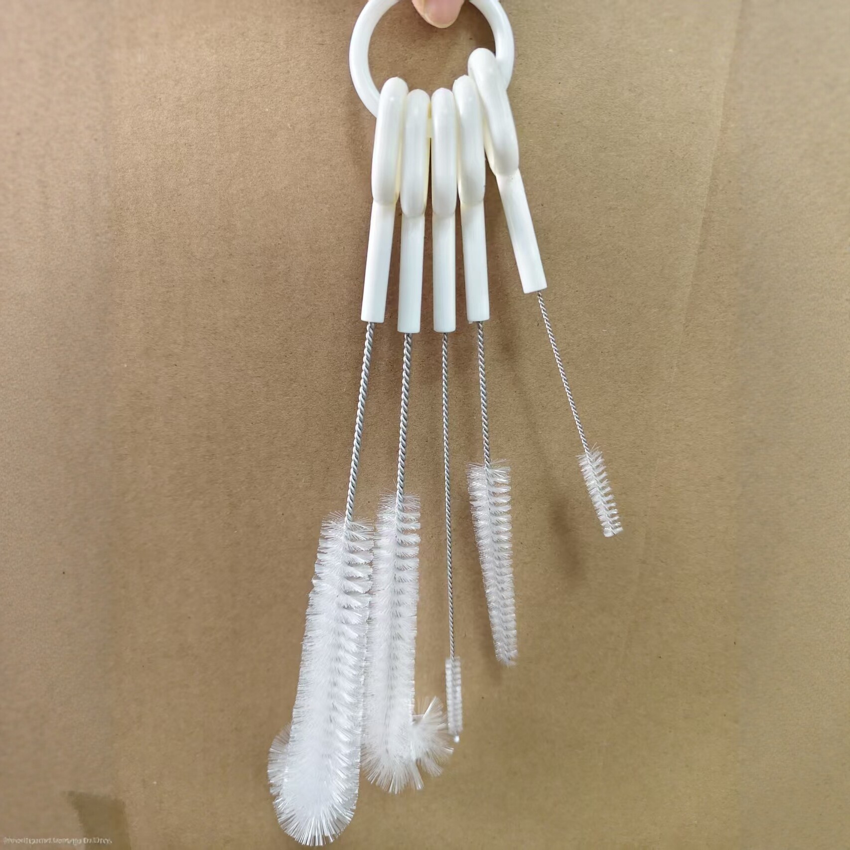 多功能清洁五件套装试管刷吸管刷奶嘴刷烟具刷乐器孔清洁刷饰品清