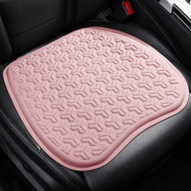 Cojín de Gel de Seda de Hielo de Poliéster Transpirable Fresco para Oficina y Auto