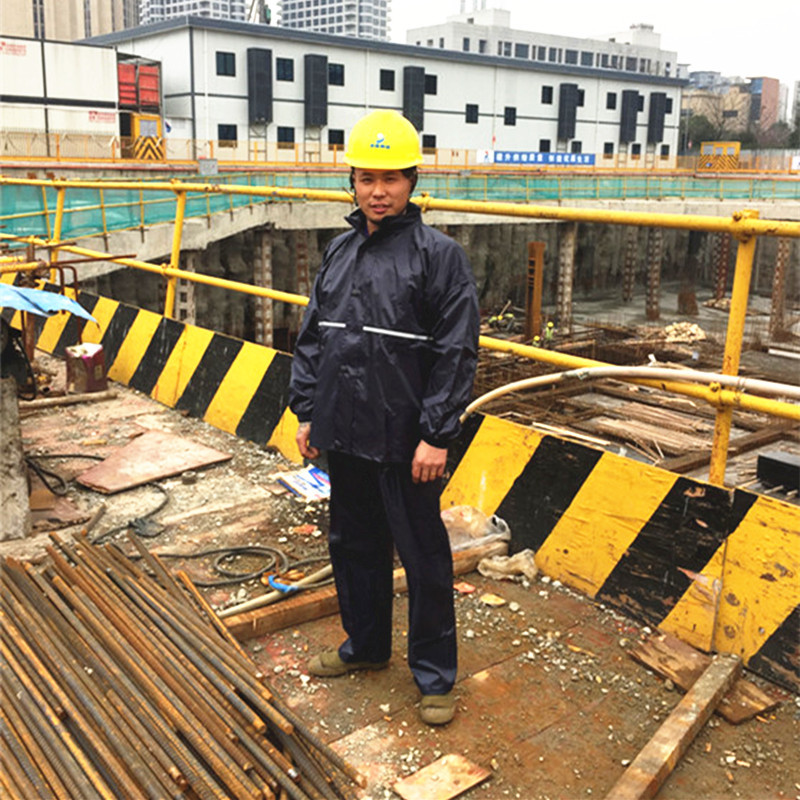 두꺼운 및 확대 방수 비옷 비 바지 세트 야외 건설 현장 내구성 승마 성인 분할 농업 도매