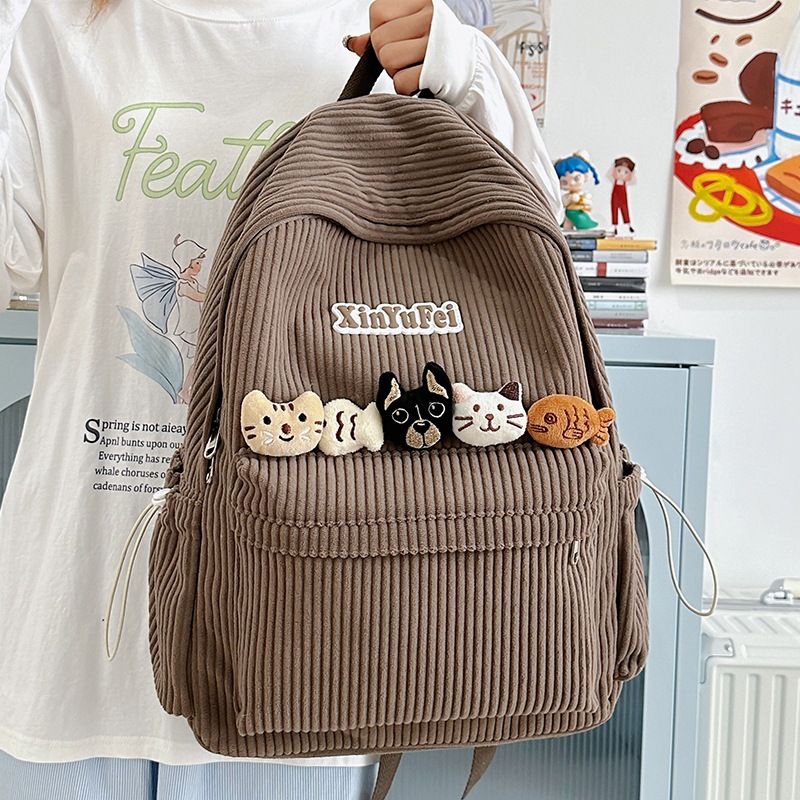 Mochila escolar escolar de la juventud, mochila de ocio coreana transpirable universal, mochila de estudiantes de moda ligera