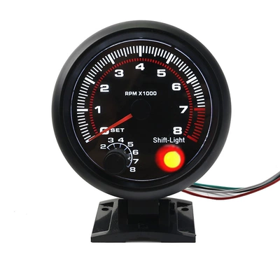 Avtomobil taxometri, 3.75 düym universal LED displey, 0-8Rpm mexaniki
