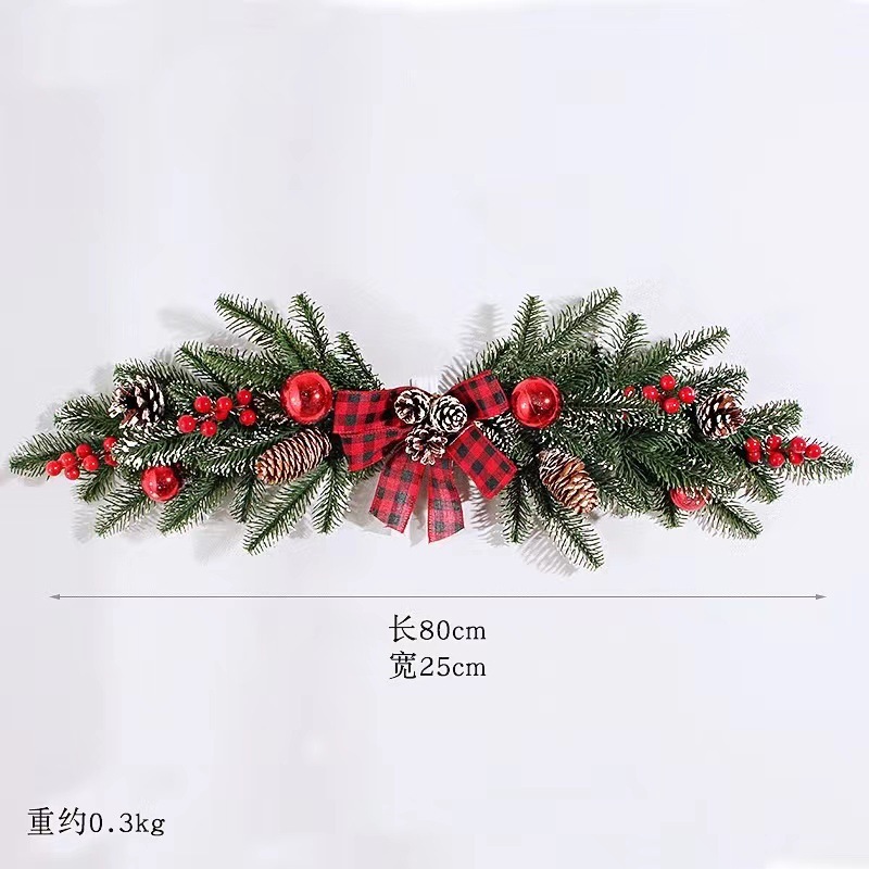 クリスマス装飾pe藤枝倒掛木クリスマス花輪牛角藤門掛藤条デパート店舗門口配置|undefined