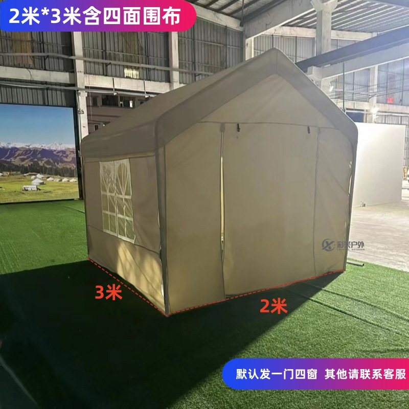 2m * 3m 4면 천과 두꺼운 캐노피 포함