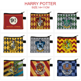 Harry Potter film and television peripheral children's coin purse cartoon cute portable card holder coin key storage bag