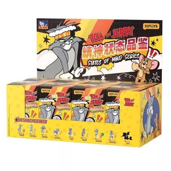 52TOYS トムとジェリー スピリチュアル テイスティング フィギュア おもちゃ ブラインドボックス オーナメント ギフト|undefined