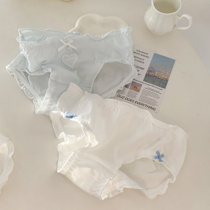 5A Antibacterial Pure Cotton Crotch Cute and Sweet Style Hip-Covering Baby Cotton Underwear Women's 2025 New Women's Briefs