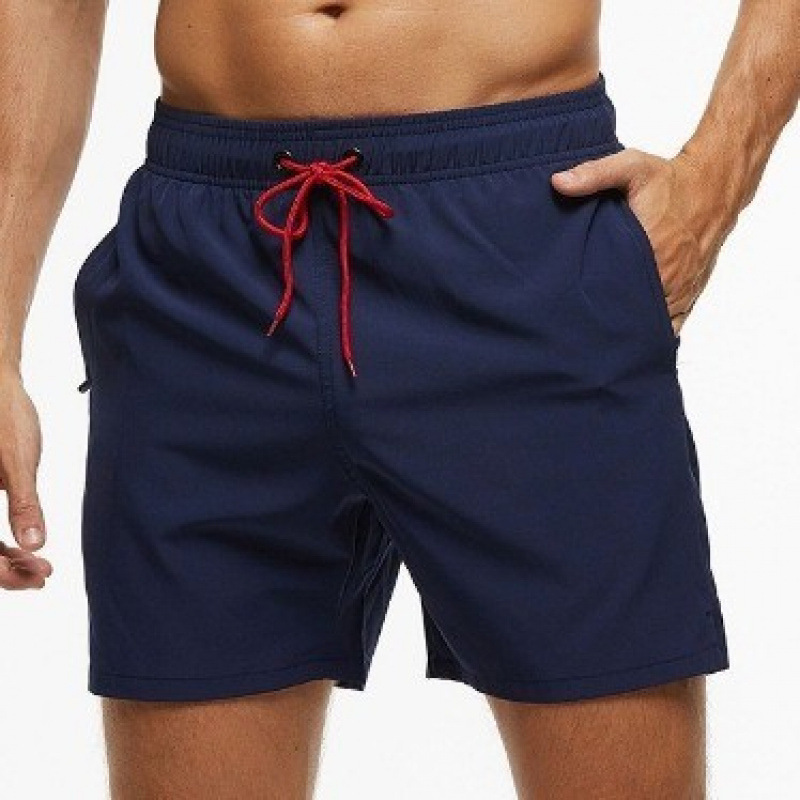 Navy blue red rope / S