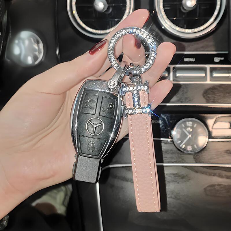 人気商品 ダイヤモンド付きスプリングリングメタルジュエリーホルダー キーリング 車のキーホルダー バッグ用金具 シンプルスタイル|undefined