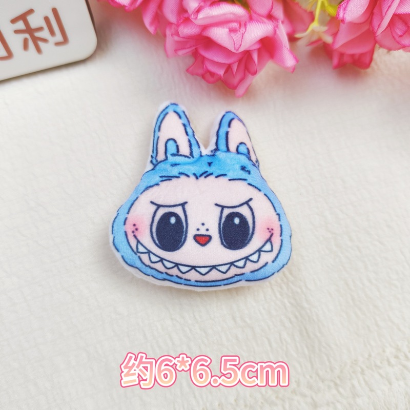 かわいい漫画プリントラブ布ぬいぐるみ diy 手作りヘアピンブローチアクセサリー子供の衣類アクセサリー|undefined