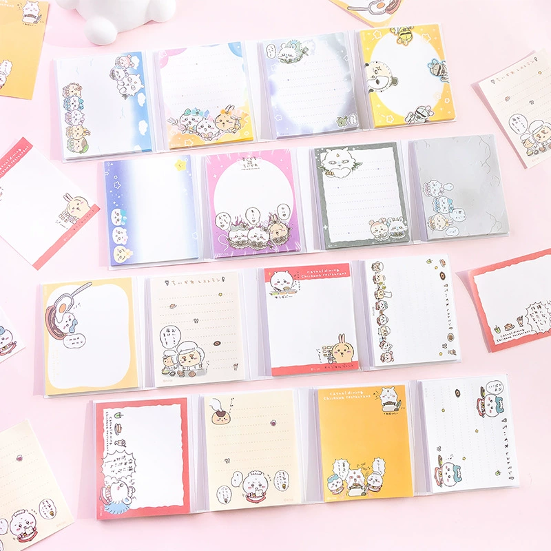 Chiikawa cartoon cute 40% off note this Japanese chiikawa message pad memo small notebook can be torn