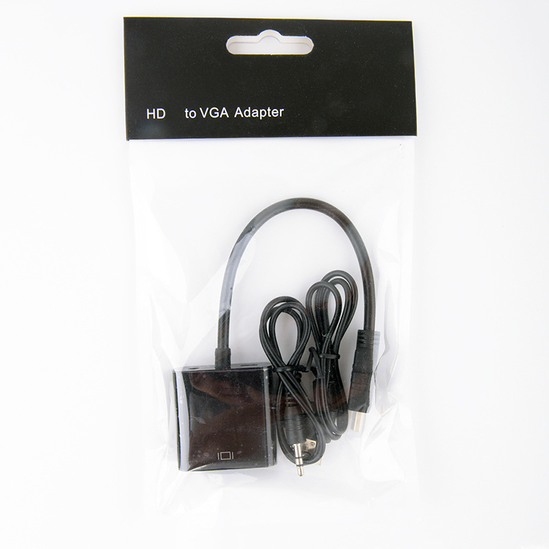 Comercio al por mayor HD HDMI al convertidor del VGA con la fuente de alimentación audio HDMI2VGA