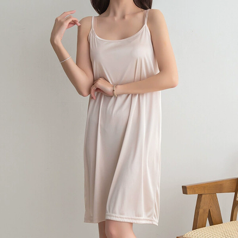 Плюс размер женщин Длинная базовая юбка с подтяжками 200 кг пухлые девушки Свободные Тонкий без рукавов жилет платье черный