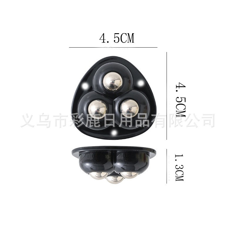 polea silenciosa tipo pegado universal rueda base de bola única rueda rodilla base de bola muebles móvil mesa de té bandeja image 19