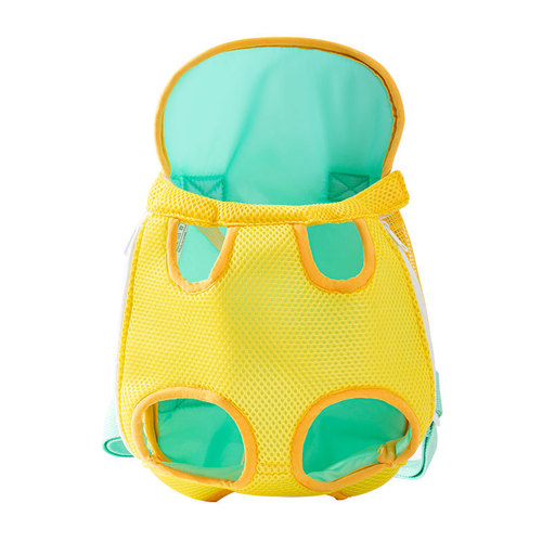 Breathable outing cat bag for spring and summer, universal color matching pet chest bag for small dogs, portable travel backpack for all seasons