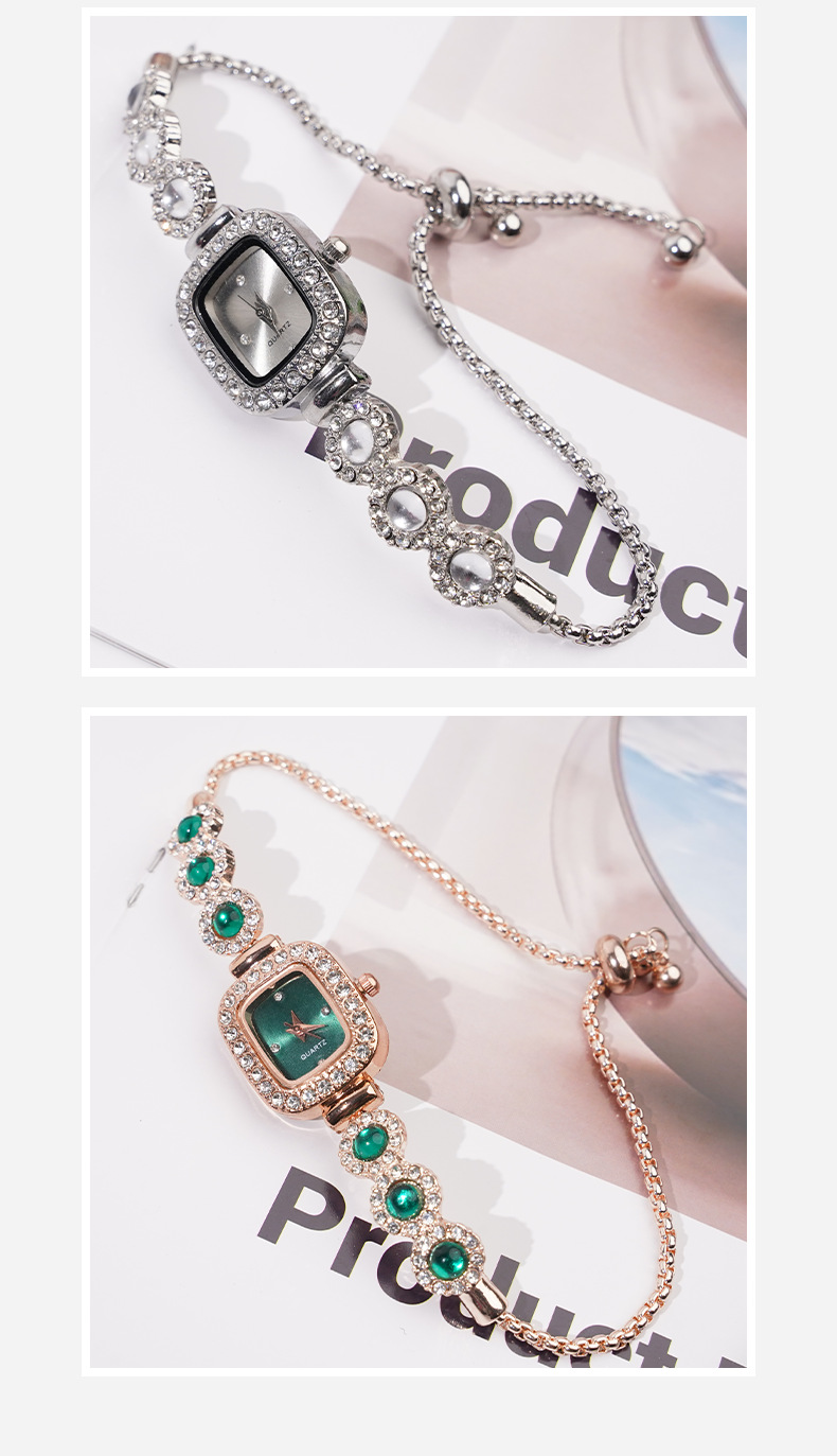 30g Weight Ordinary Glass Mirror Material Alloy Strap Material Watch Classification Pointer Display Type Concealed Buckle Buckle Style Round Dial Shape Holiday, Daily Occasion Quartz Movement Geometric Pattern Women's Gender Elegant, Glam Style Elegant Glam Geometric Concealed Buckle Quartz Watch Women's Watches