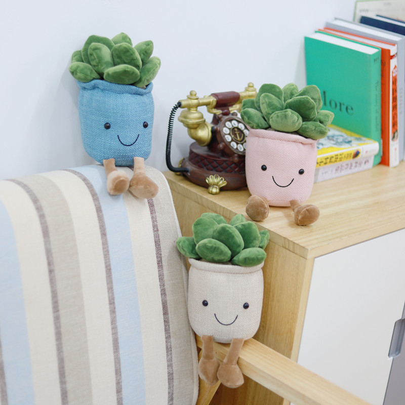 88g Weight Stuffed Animals & Plush Toys Toys Type 1 Piece Quantity PP cotton Material Potted Plant Pattern Children Unisex Gender Cute Style Children Unisex Potted Plant PP Cotton Stuffed Animals & Plush Toys 12