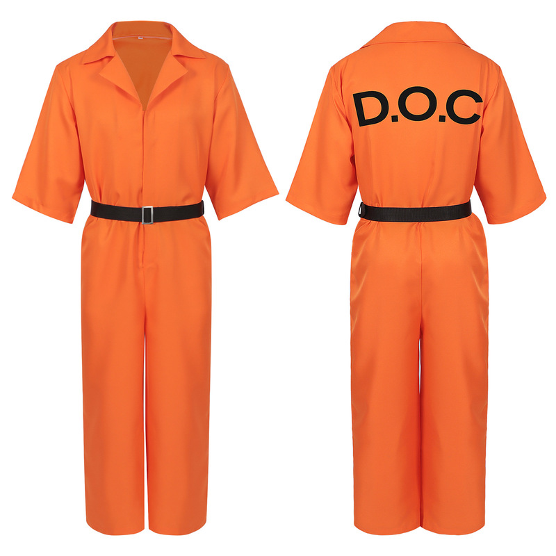 Luigi American Prison Suit Role-playing One-piece Prisoner Suit National Hero Contemporary Robin Hood Cos Suit