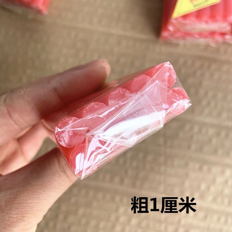 500支小紅蠟燭10支裝蠟燭節日慶典紅蠟急用應急照明