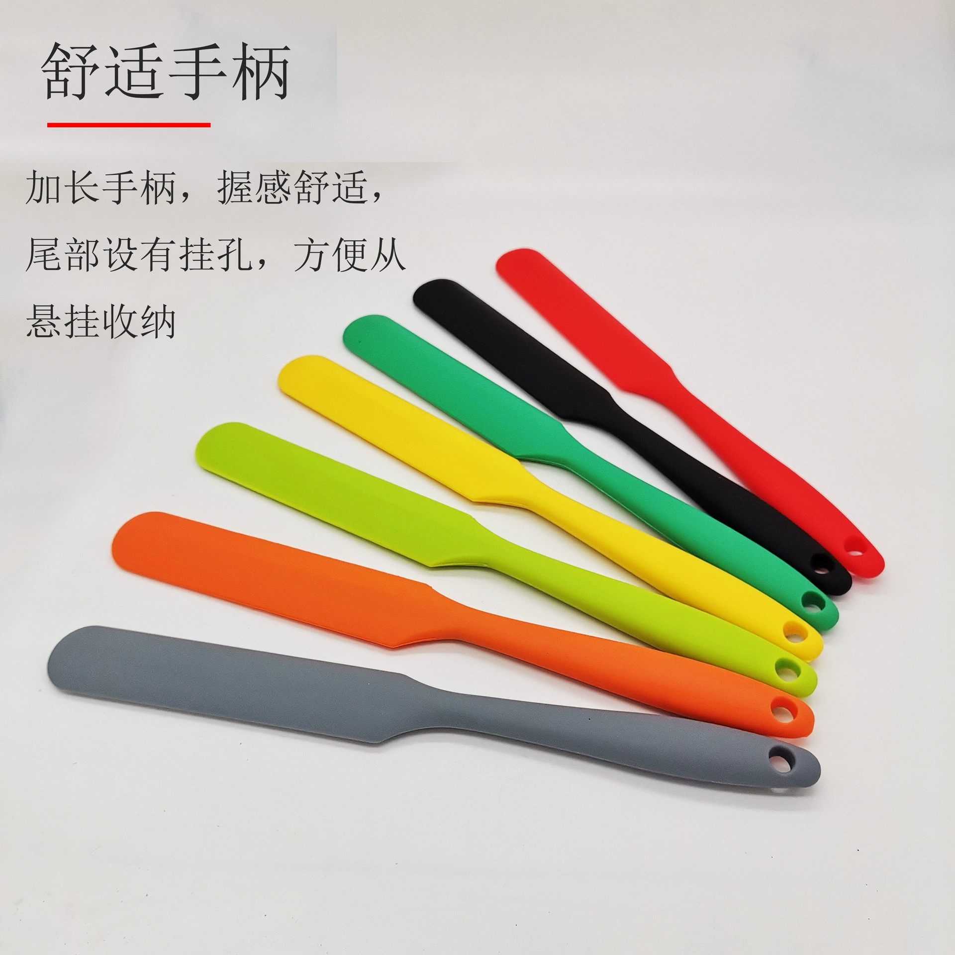 Универсальный длинный силиконовый шпатель сливочное масло силиконовый шпатель для перемешивания поцелуев инструмент для выпечки торта DIY