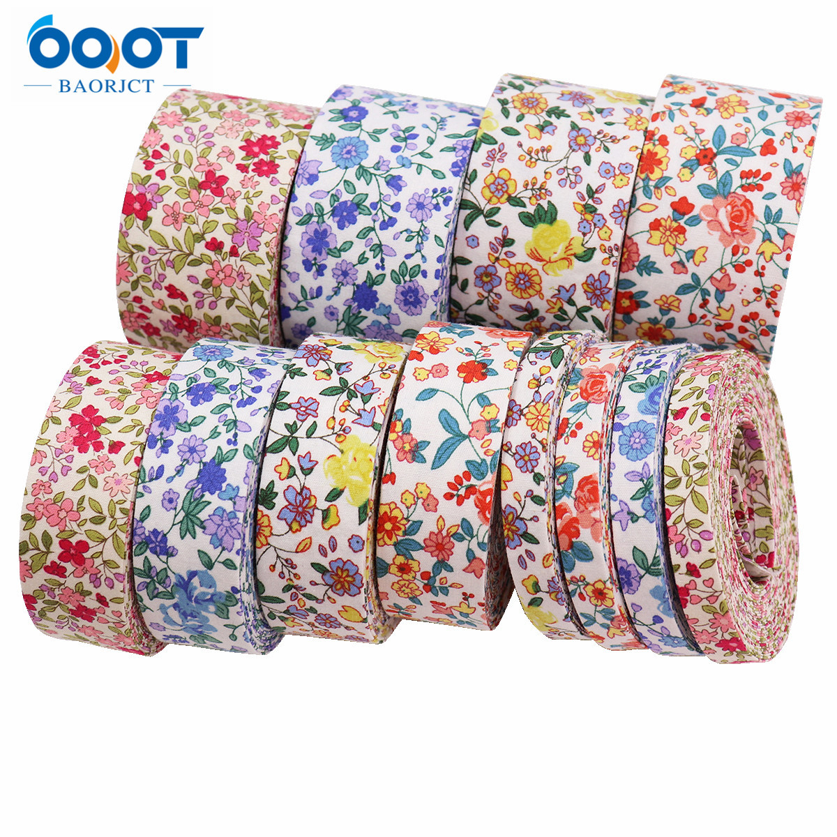 10g Weight Gift Wrapping Supplies Event & Party Supplies Ribbon Jewelry Making Type 1 Piece Quantity Casual Occasion Polyester Material Ditsy Floral Pattern Cute Style 1 Piece Polyester Ribbon Casual Cute Ditsy Floral 2