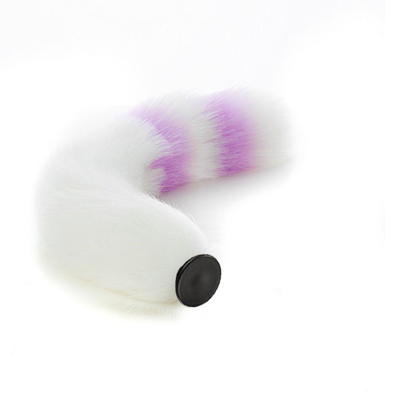 Sexy reemplazable Fox cola de silicona vibración anal plug back corte masturbación SM suministros para adultos entrega al por mayor