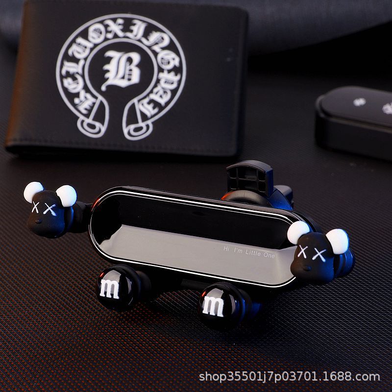 Coche soporte de teléfono móvil coche de navegación 2023 nuevo lindo conejo coche salida de aire coche soporte fijo marco