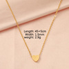 Fashionable pendant stainless steel, necklace, European style, simple and elegant design