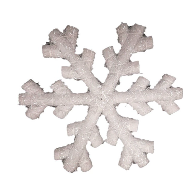 School handheld props for kindergarten, with snowflakes