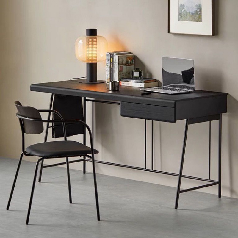 Italian minimalist desk light luxury modern minimalist designer home…