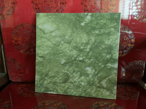 Artificial simulation green jade brick (tourmaline)