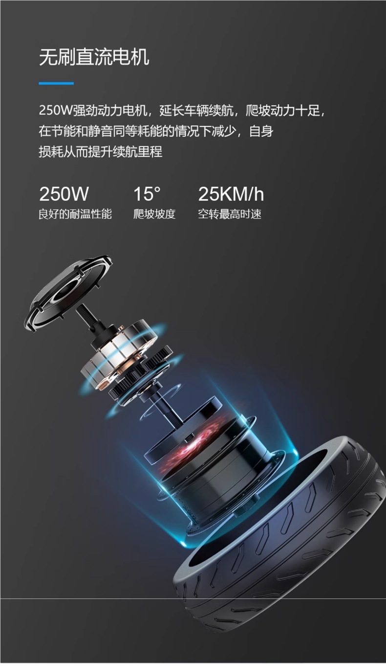Hx Happy Folding Electric Scooter for Adults, Mini Small Electric Vehicle, Ultra-Light Portable Mobility Device, Electric Scooter