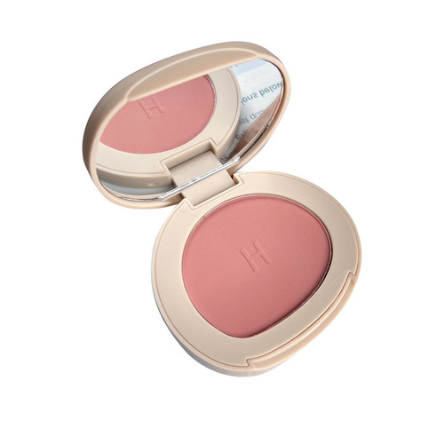 Makeup HERORANGE single color blush delicate natural nude makeup peach apricot matte highlighter all-in-one palette
