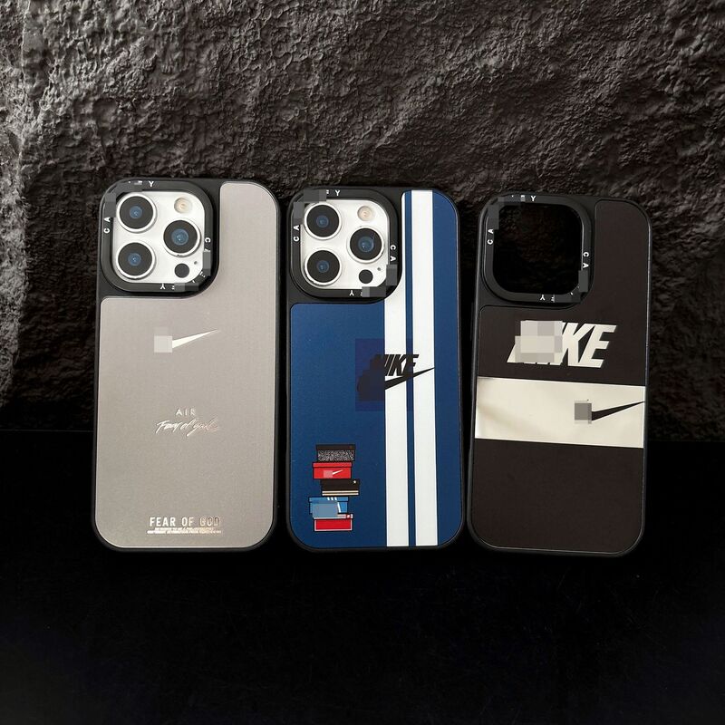 Trendy Brand Mirror Hook Nike Case Suitable for iPhone 16 Pro Max Apple 17 Pro Creative and Personalized Phone Case 15 Trendy Brand Mirror Hook Nike Case Suitable for iPhone 16 Pro Max Apple 17 Pro Creative and Personalized Phone Case 15