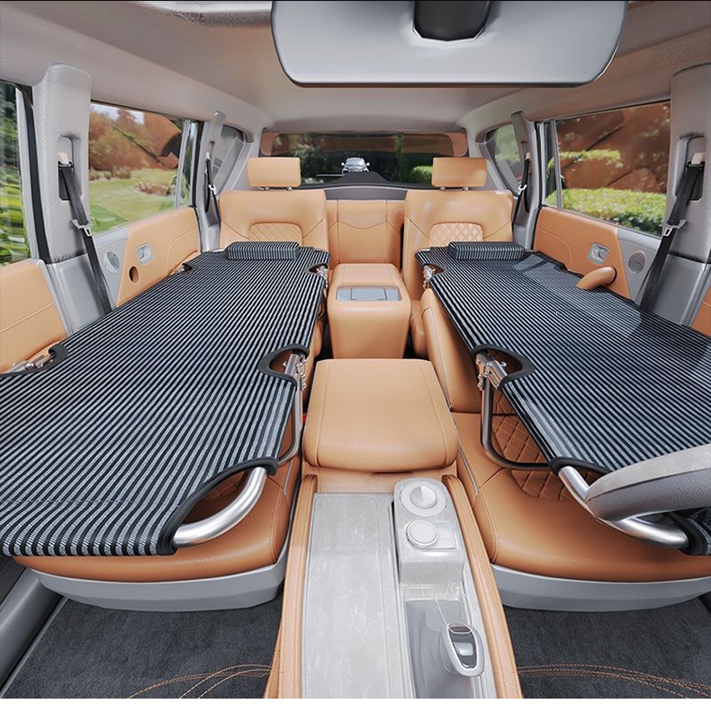 Car bed, non-travel rear seat sleeping bed, universal rear foldable bed, non-inflatable in-car bed