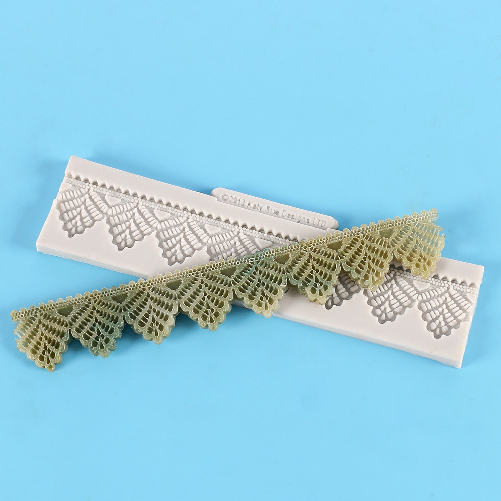 欧式复古花边蕾丝液态硅胶模具 DIY翻糖蛋糕装饰巧克力硅胶模具