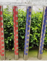 水位标尺不锈钢水位尺测量河道水库消池铝合金搪瓷水文刻度尺