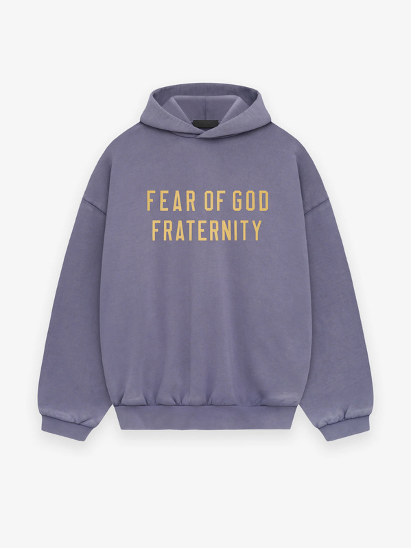 FOG FEAR OF GOD トレンディなベルベットのダブルレタープリントラウンドネックスウェットシャツカジュアルメンズとレディーススウェットシャツ|undefined