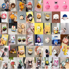 クリエイティブ漫画パターンワイヤレスbluetoothイヤホンカバーairpods4イヤホン保護ケースリンゴ2/3/Pro2