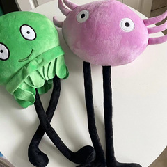 跨境卡通KinitoPet plush电子宠物 长腿蝾螈游戏周边毛绒公仔玩偶