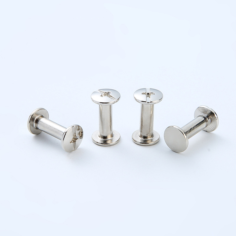 Carbon steel nickel-plated flat head cross nail 4-m3 mother rivet…