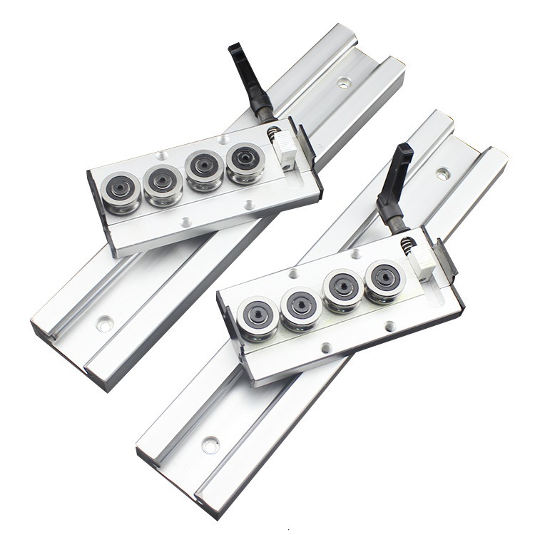 高速高精度内置双轴心导轨滑块SGR15双轴心铝滑轨双轴芯直线导轨