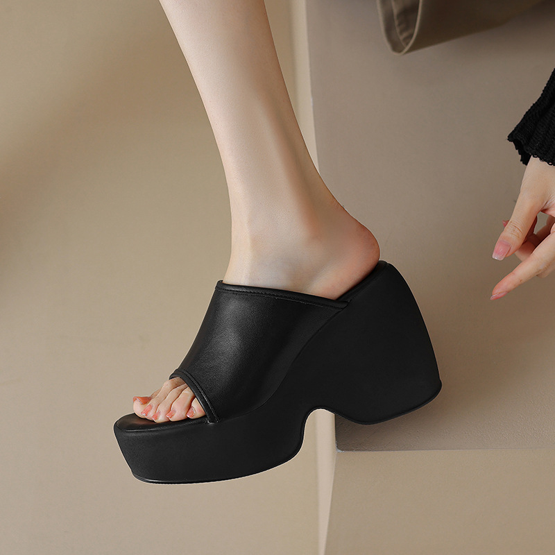 Dép sandal cao gót nữ hở mũi quai ngang đế dày siêu cao gót màu bạc — Màu đen, Màu trắng be, Màu bạc