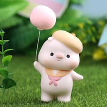 卡通可爱动物气球小摆件汽车内装饰用品儿童玩具学生创意生日礼物