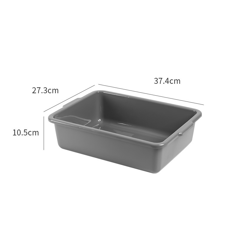 Nuevo material PP en stock congelado marisco cuenca de calidad alimentaria Cuenca del hotel barbacoa cuenca piezas cuadradas vajilla de hielo de calidad alimentaria congelado