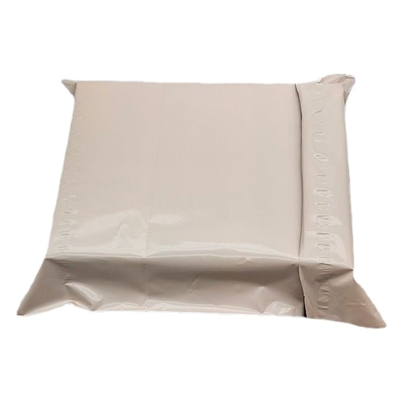 Ins乳茶色防水速達袋高級乳杏色飛行機箱包装速達袋電気商物流包装袋