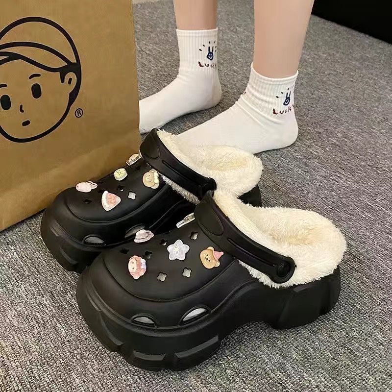 Tank cotton mop rainbow rabbit black