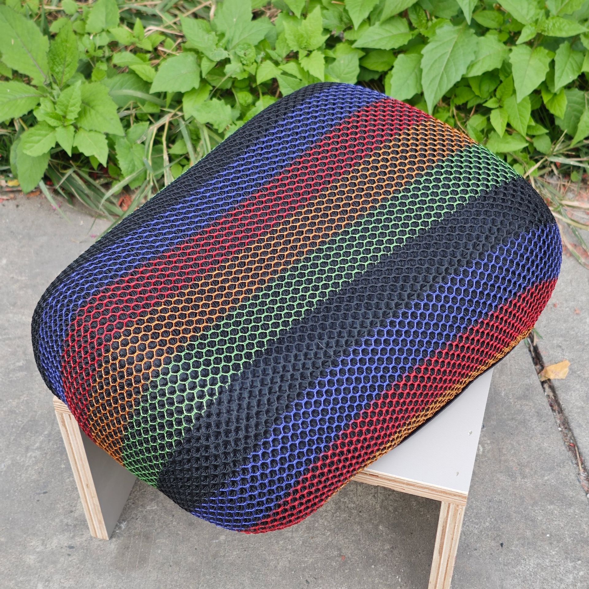 Load King Electric Vehicle Grid Cushion Cover Two-wheel Battery Car Hercules Roadbar Universal Leather Waterproof Cushion Cover