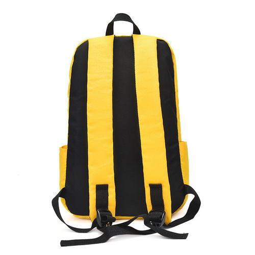 双肩包礼品印制LOGO小米炫彩小背包男女包轻便学生书包东南亚货源